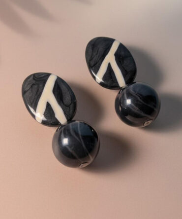 Cosmo Pop Earrings - Black